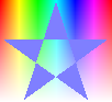 Polygon filled with 50% transparency, AntiAliasing = false, AlphaBlending = false.