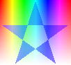Polygon filled with 50% transparency, AntiAliasing = false, AlphaBlending = true.
