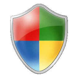 8 BPP shield icon with optimized palette using the Median Cut algorithm with blue noise dithering